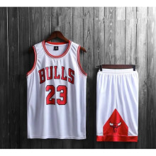 (white, 140cm) Michael Jordan adult and children's jersey set