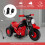 Casart Kids Motor Ride on Toy w/ Bubble Maker Battery Powered 66LBS, For 3+ 8