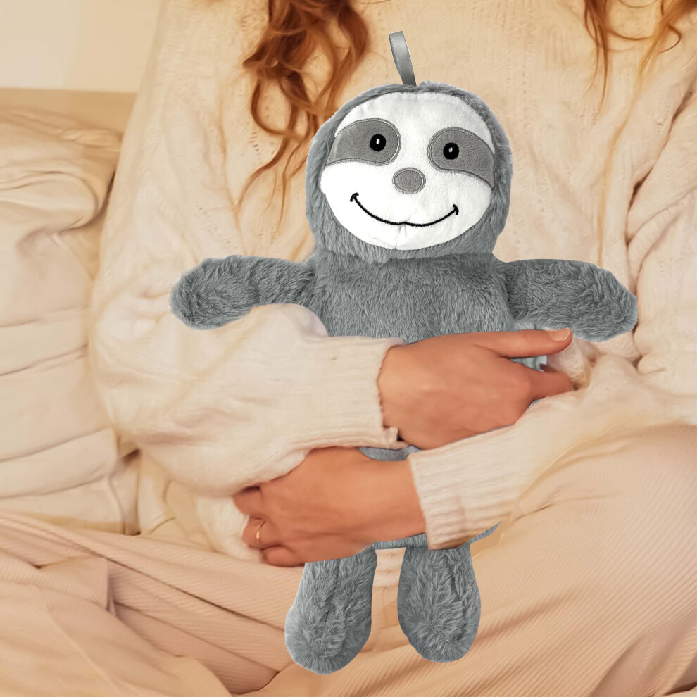 Denny Int Ltd (1L Hot Water Bottle) 1/2L Extra Long Hot Water Bottle With Faux Fur Removable Cover Full Body Warmish
