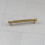 (128mm Handle) Satin Brass Knurled Solid Bar Handles & Knobs 1