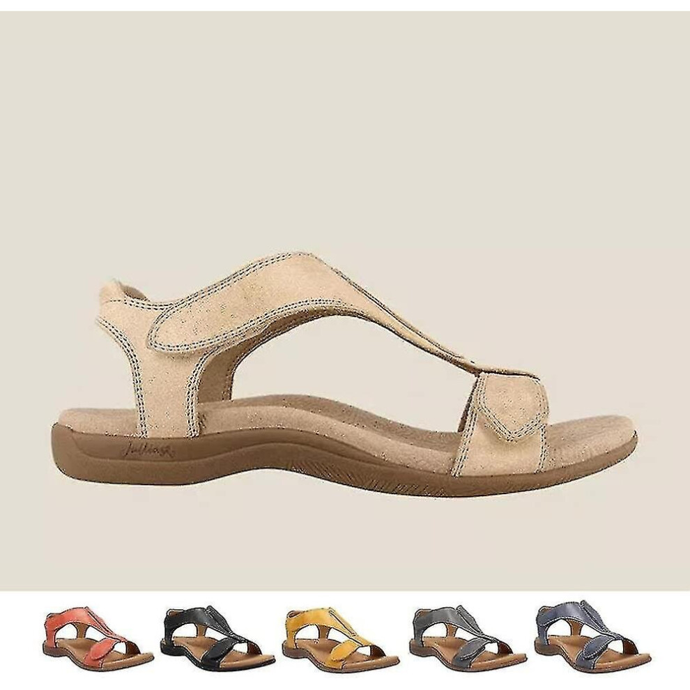 (38, orange) Women's Comfortable Orthopedic Sandals, Orthopedic Sandals