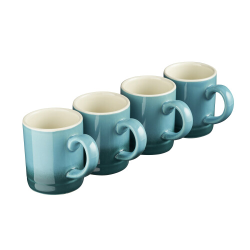 Cooks Professional Cooks Professional 4 Piece Espresso Cup Set | Teal