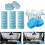 100PCS Auto Car Windshield Cleaner Effervescent Tablet Car Windshield Glass Washer Car Glass Cleaning Tablets Solid Cleaner Tablets (1PCS=4Litres) 1