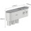 Wall Mounted Toothbrush and Toothpaste Holder with Two Automatic Toothpaste Dispensers, Gray, 3 Cups 5