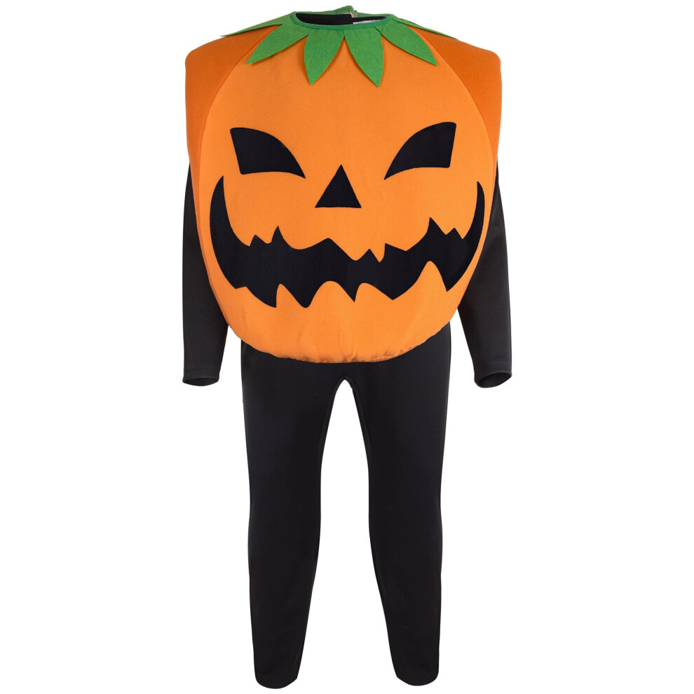 (9-10 Years, Black) Boys Girls Pumpkin Onesie Costume Loungewear