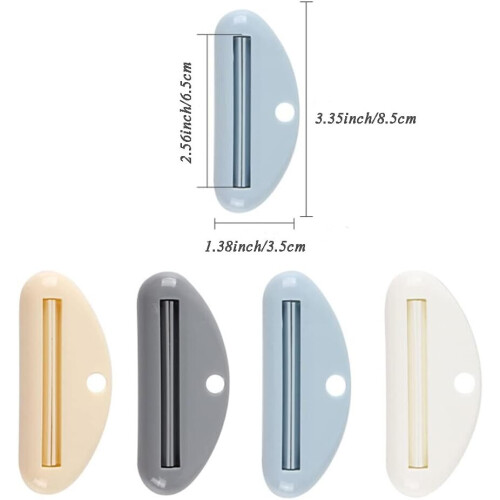 Toothpaste squeezer, toothpaste squeeze tube, toothpaste squeezer, suitable for hand cream, paint tube, cosmetics, 8 pieces 1