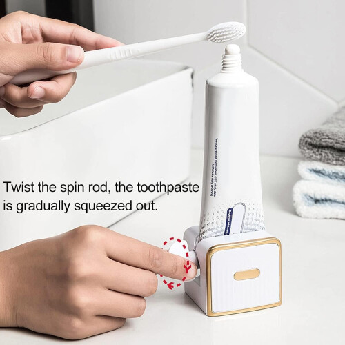 2pcs Toothpaste Squeezer,Roller Tube,Rotating Toothpaste Dispenser for Bathroom,Roller Tube Toothpaste Squeezer 2