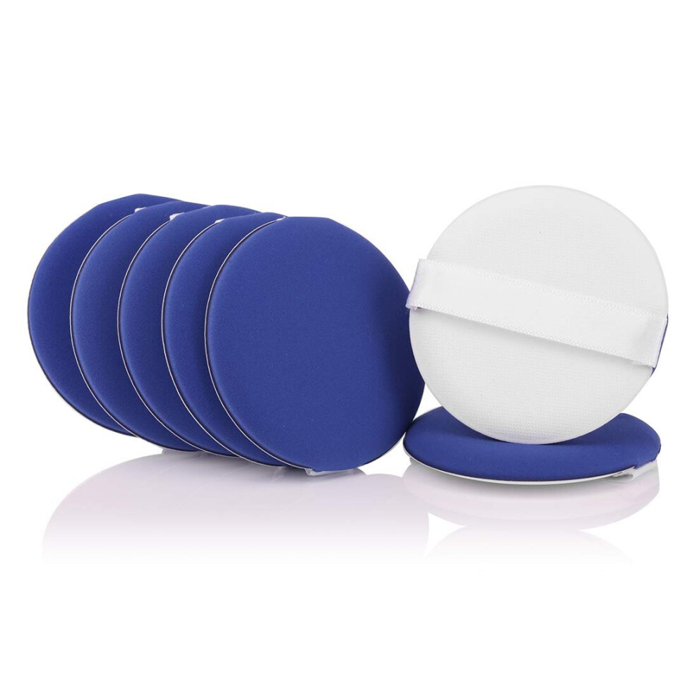 Tianfu 10 Pack Blue Ultra-Soft Makeup Foundation Sponge Air Cushion Powder Puff For Applying Bb Cream, Liquid Cream