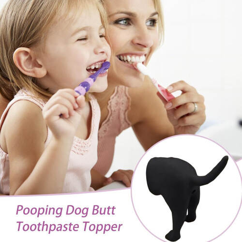 Toothpaste Squeezer Toothpaste Dispenser Poop Dog Butt Toothpaste Top Funny Adult Toothpaste Stopper 1