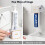 Bathroom Wall Mounted Toothpaste Dispenser, Multifunctional Squeeze Tube, 2 Pack 3