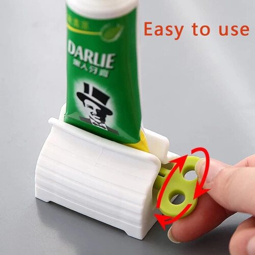 Toothpaste Dispenser, Toothpaste Squeezer, Tube Squeezer, Paint Tube Squeeze Roller for Toothpaste and Cosmetics, 3pcs 1