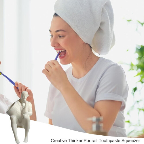 Interesting 3D printed toothpaste squeezer top cap, unique and exquisite creative toothpaste cap 1