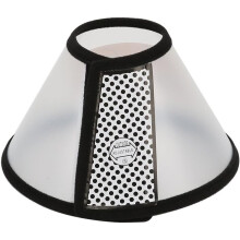 Recovery Pet Cone, 8.1 Inches Lightweight Plastic Elizabethan Collar For Cats, Mini Dogs And Rabbits (Black)
