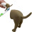 Dog Butt Toothpaste Squeezer, Toothpaste Dispenser, Funny Funny Gift, Brown 1