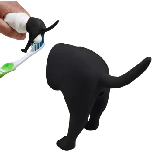 Toothpaste Squeezer Toothpaste Dispenser Poop Dog Butt Toothpaste Top Funny Adult Toothpaste Stopper
