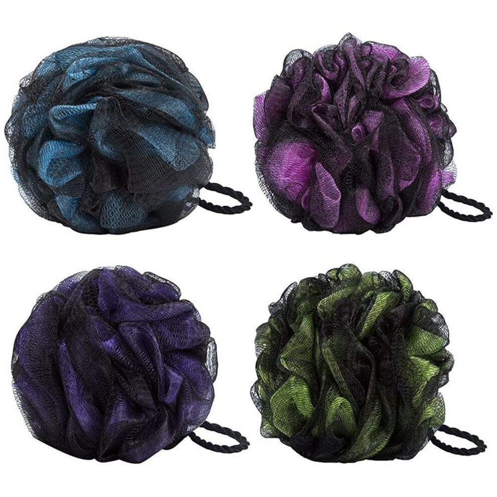 Tianfu Pack Bath Shower Sponge, Bath Ball, Foaming Bath Cleansing Brush, Exfoliating, Skin Cleaning