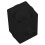 SPARES2GO Rainwater Diverter 65mm Square 68mm Round Downpipe Water Butt Kit (Black) 10