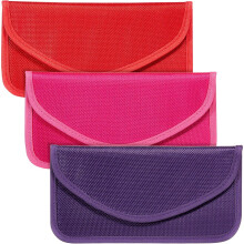 3Pcs Faraday Key Bag Mobile Phone Signal Shielding Bag Rfid Car Key Fob Protection Bag Anti-Theft Bag Signal Shielding Bag.