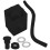SPARES2GO Rainwater Diverter 65mm Square 68mm Round Downpipe Water Butt Kit (Black) 7