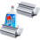 Toothpaste Tube Squeezer, 2Pcs Toothpaste Squeezer Holder, Stainless Steel Rolling Toothpaste Dispenser 1