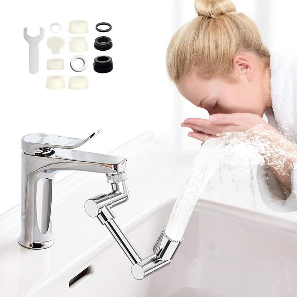1440Â¡Ã£ Faucet Extender - Swivel Faucet Extender For Kitchen Bathroom Sink, 2 Modes, 360Â¡Ã£ Angle Rotatable Multi-Function 7770197766555
