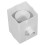 SPARES2GO Rainwater Diverter 65mm Square 68mm Round Downpipe Water Butt Kit (White) 10