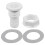 SPARES2GO Rainwater Diverter 65mm Square 68mm Round Downpipe Water Butt Kit (White) 9
