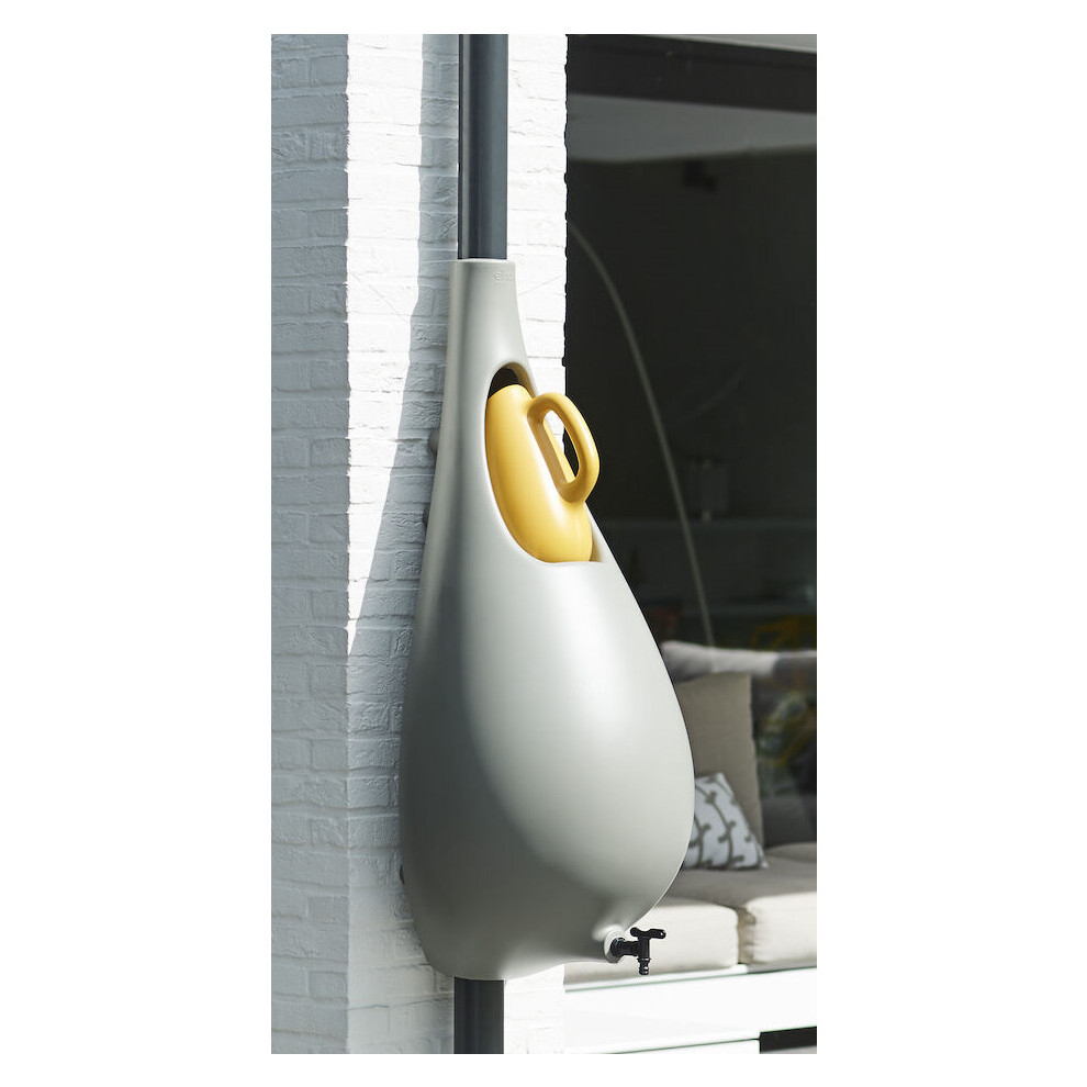 Elho Pure Raindrop - Rainbarrel - Ochre - Outdoor - 70 Litres