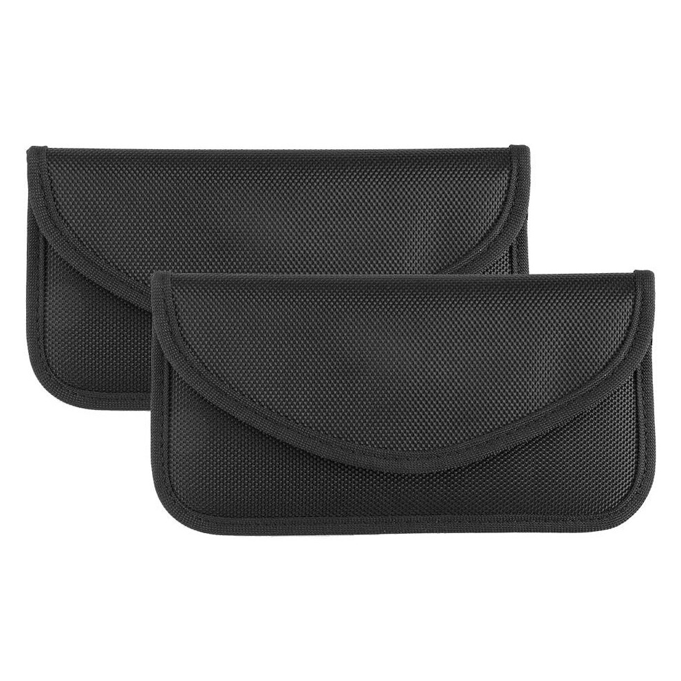 Signal Shielding Pouch, Pack Of 2, For Mobile Phone Privacy And Car Key Fob, Anti-Tracking And Anti-Prying Eyes. 7770197771054