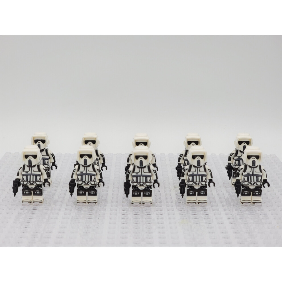 Bysion Star Wars Imperial Scout Troopers Minifigures 10Pcs/Set