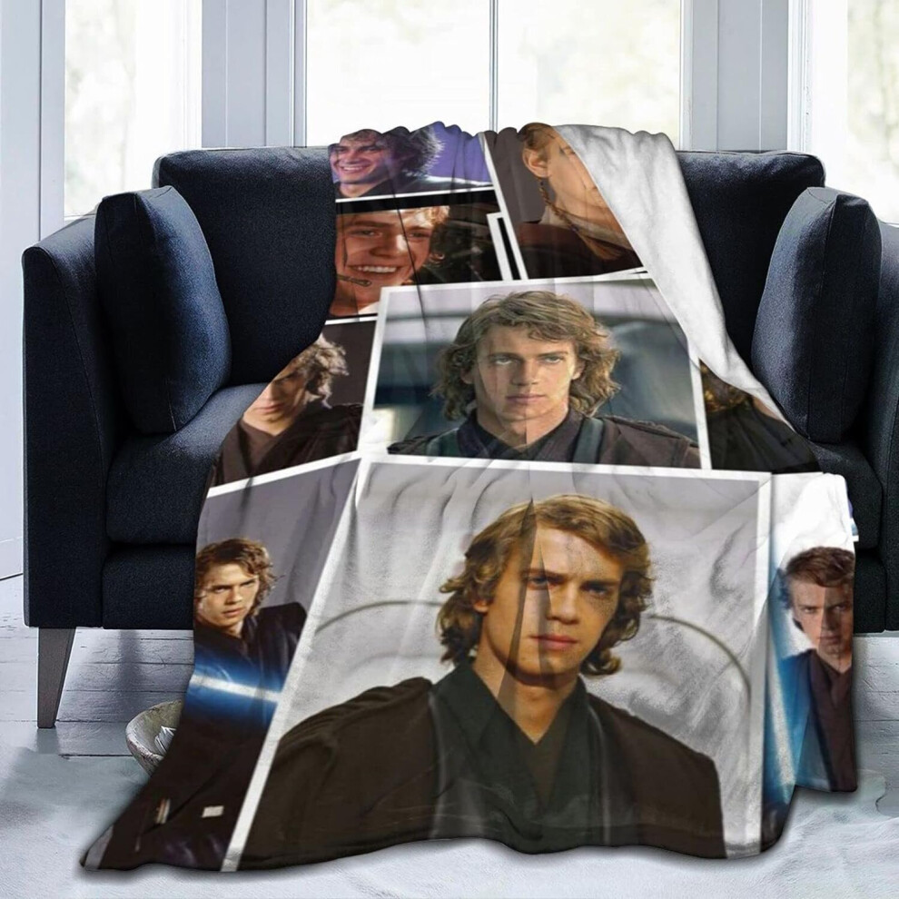 (150CM X 125CM) Anakin Role Skywalker Throw Blanket Ultra Soft Flannel Fleece Lightweight Throw Blankets