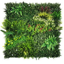 (Lush Lonsdale) Artificial Plant Flower Living Wall Panels 1m x 1m