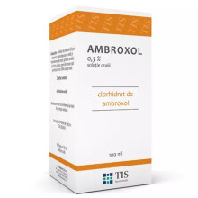 Ambroxol oral solution, 0.3% oral solution, 100 ml, Tis Farmaceutic
