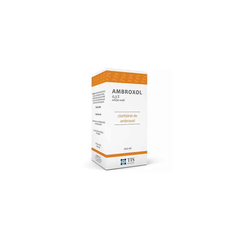 Tis Farmaceutic Ambroxol Oral Solution, 0.3% Oral Solution, 100 Ml,
