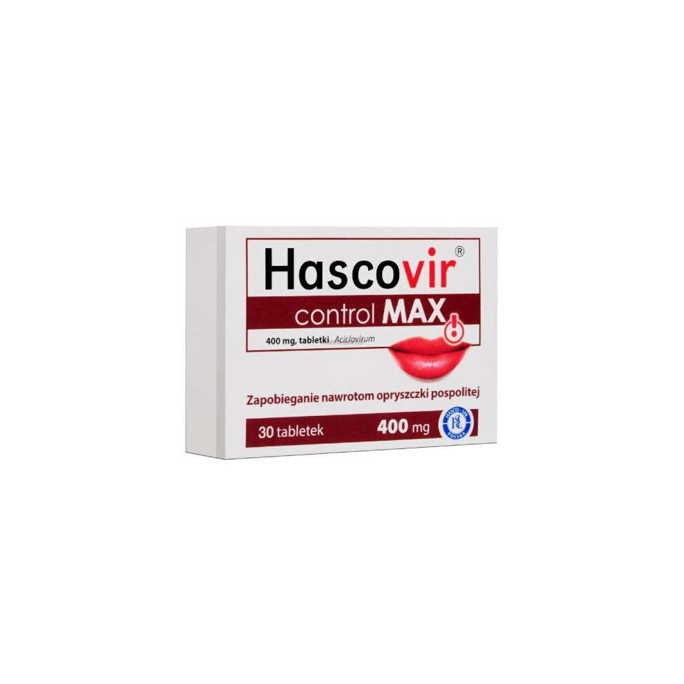 Hascovir control Max, 30 tabs.