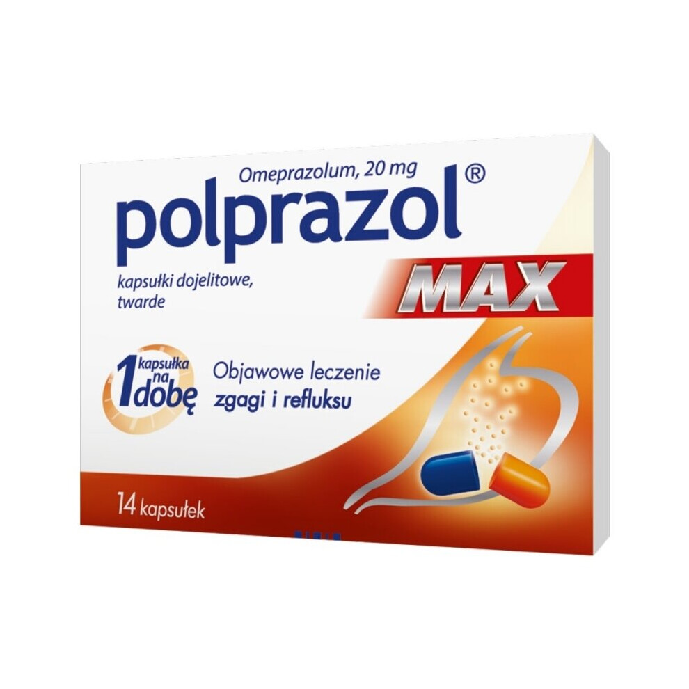 Polprazol Max, 14 kaps