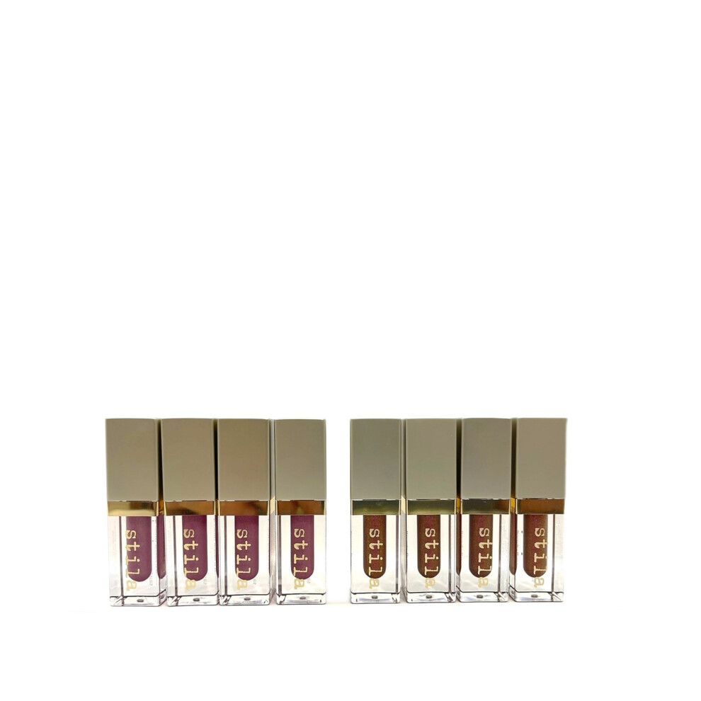 Stila Beauty Boss Lip Gloss 4 Synergy & 4 Elevator Pitch 1.5 OZ  Value Pack