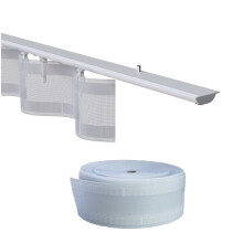 (4M ( 400cm )) Discrete 75mm Perfect Pencil Pleat Curtain Tape