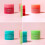4pcs Lip Sleeping Mask Mini Kit 4 Scented Collection 8g Nutritious Moisturizing 2