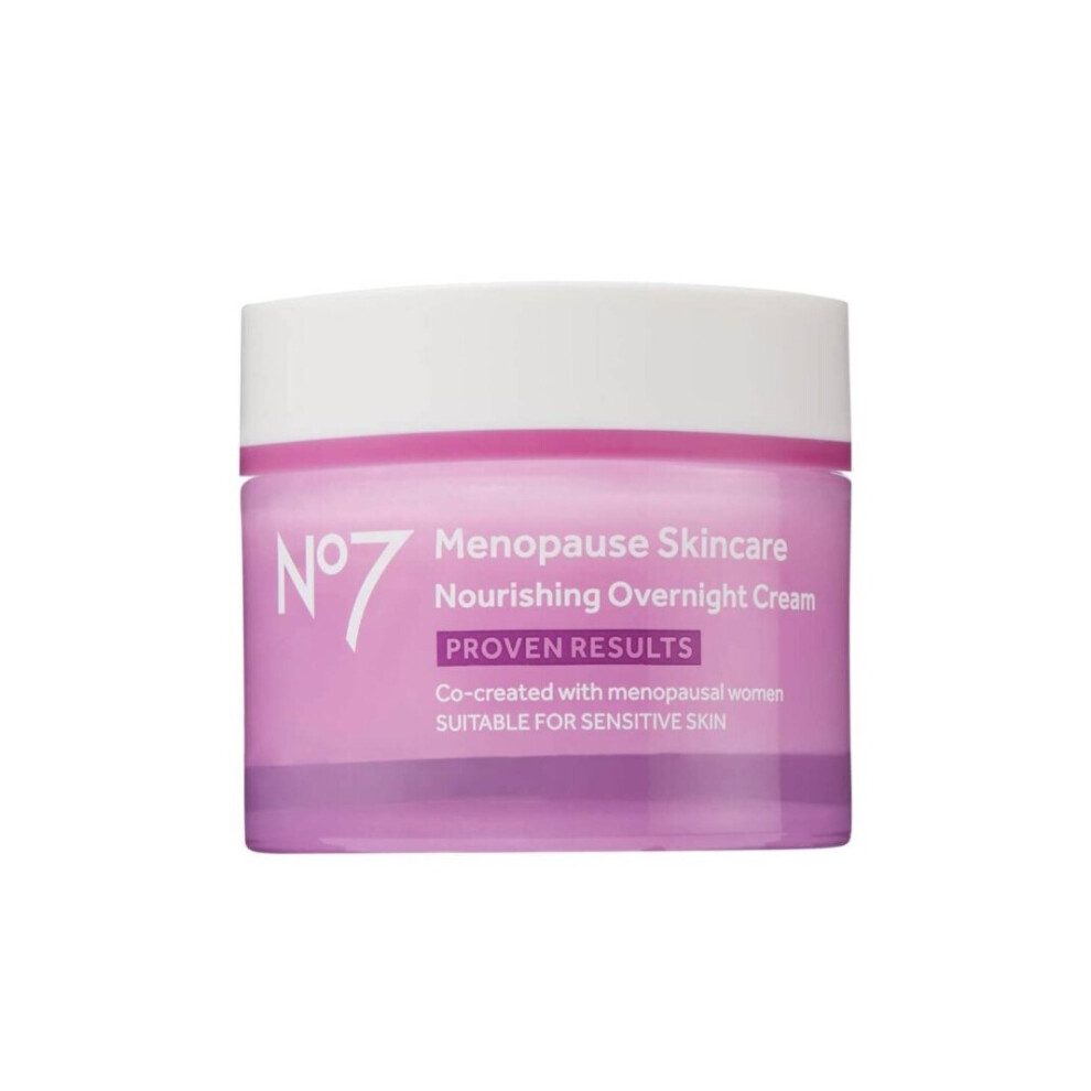 Boots No7 Cream No7 Boots Menopause Skincare Nourishing Overnight 50Ml