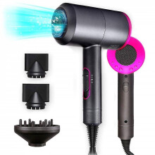 Ionic hair dryer, 1800w professional hair dryer for fast drying
