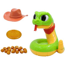Elektrische Rassel Schlange Tricky Toy, Scary Biting Snake Interaktives Spiel Multiplayer Partyspiel Prank Toy