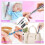Electric Nail Drill Rechargeable Nail File Kit with LED Lights 6