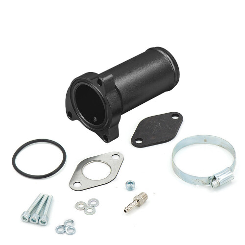 (Black) 50MM EGR Delete Kit Replacement Pipe For VW1.9 TDI