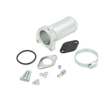 (Silver) 50MM EGR Delete Kit Replacement Pipe For VW1.9 TDI