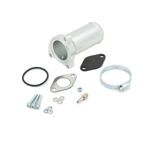 (Silver) 50MM EGR Delete Kit Replacement Pipe For VW1.9 TDI
