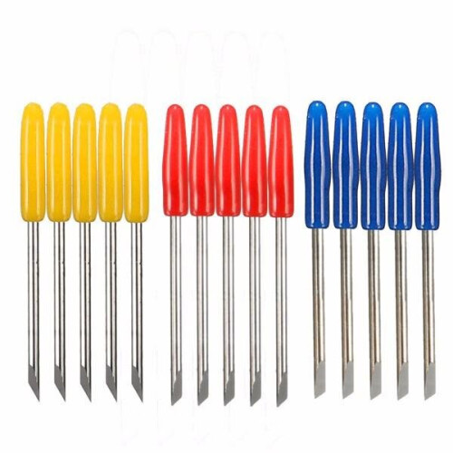(45 Degree) 5pcs 30/45/60 Degree Engraving Machine Blades Cutter for CB09 Vinyl Cutter Plotter 1