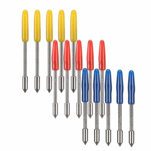 (45 Degree) 5pcs 30/45/60 Degree Engraving Machine Blades Cutter for CB09 Vinyl Cutter Plotter 2