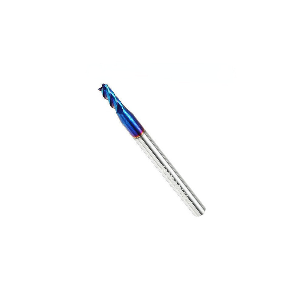 (3Mm) 4 Flutes Ball Nose Milling Cutter Tungsten Carbide Naco Coated 2R0.2-8R2.0 Hrc65 End Mill End Mill 1138392182130