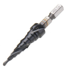 (3-12mm) M35 Cobalt Step Drill Bit 3-12/4-12/4-20mm TiAlN Coated Step Drill 1/4 Inch Hex Shank
